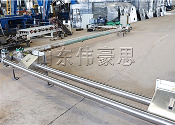 殺菌劑管鏈?zhǔn)捷斔蜋C(jī)，安丘管鏈輸送機(jī)生產(chǎn)現(xiàn)場