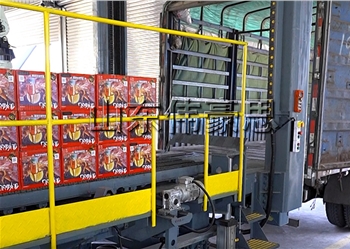 紙箱推進(jìn)式自動裝車機，全自動裝車機工作過程