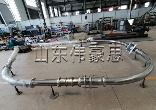 環(huán)形管鏈粉體輸送機，塑料顆粒管鏈輸送系統(tǒng)