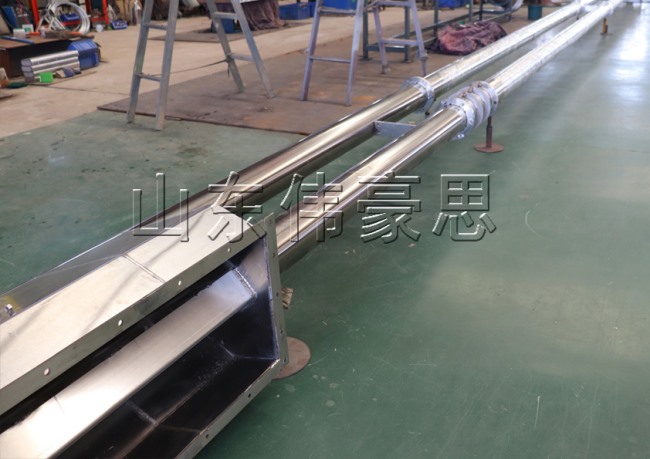 小蘇打管鏈式輸送機，管鏈粉體輸送設備