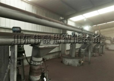 生石灰粉管鏈?zhǔn)捷斔蜋C(jī)，山東管鏈粉體輸送機(jī)案例
