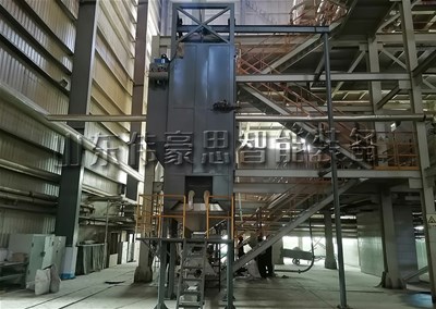 活性炭噸袋拆包投料站，噸包拆包機客戶展示現場