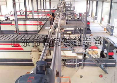 不銹鋼管鏈粉體輸送機 化工原料管鏈輸送機客戶現場