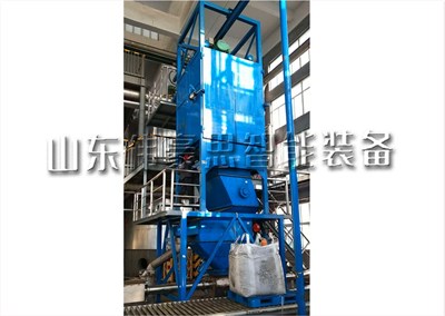 鈣粉自動噸袋破袋機(jī) 配套管鏈輸送機(jī) 實(shí)現(xiàn)破袋輸送自動化