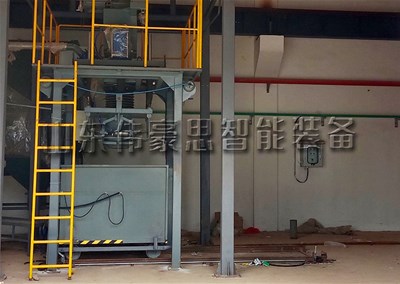 活性炭自動噸包機(jī)設(shè)備，定量式噸袋包裝機(jī)使用案例