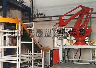 帶視覺(jué)功能拆垛機(jī)器人，尿素袋機(jī)械手自動(dòng)拆垛機(jī)