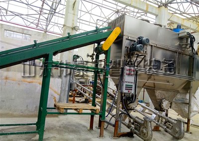工業(yè)硫磺自動破袋機，自動拆包卸料設備應用
