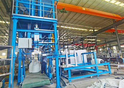 樹脂粉全自動(dòng)噸包包裝機(jī)，噸袋全自動(dòng)包裝秤工作實(shí)現(xiàn)