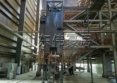 純堿噸袋自動(dòng)破包機(jī)，噸袋拆袋機(jī)四川客戶現(xiàn)場
